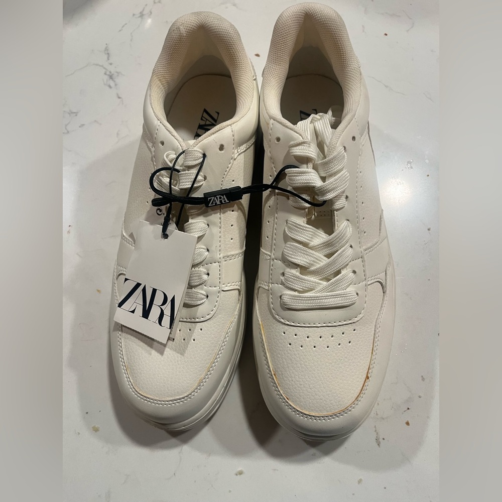 New Zara Platform Sneakers Size 8